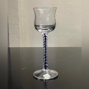 Partylite tall glass candle holder